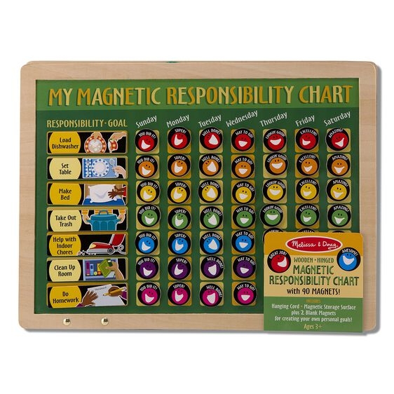 melissa and doug responsibility chart replacement magnets