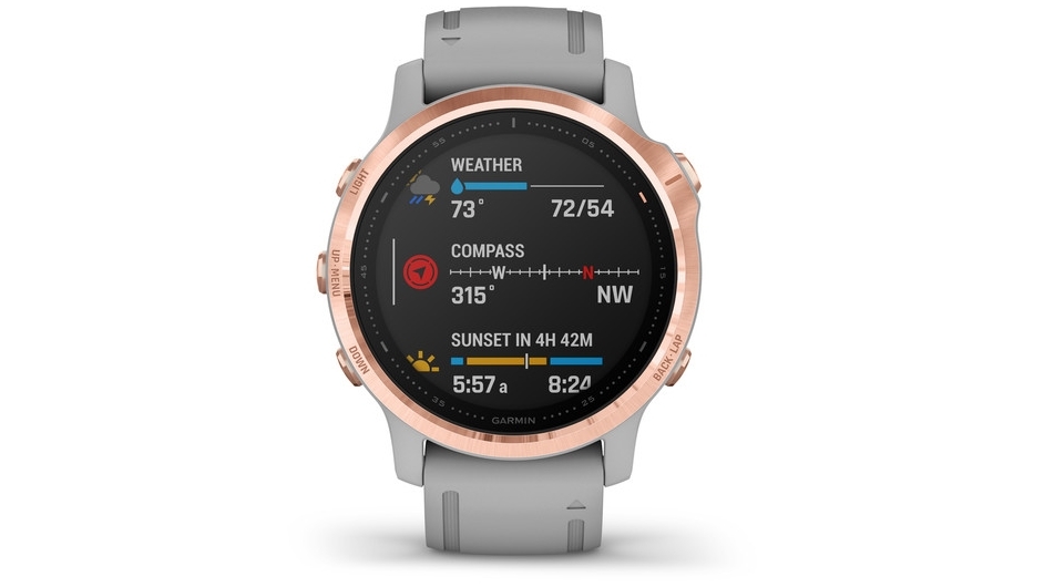 Buy Garmin Fenix 6S Sapphire Edition GPS Watch - Rose Gold-Tone with Powder  Grey Band | Harvey Norman AU