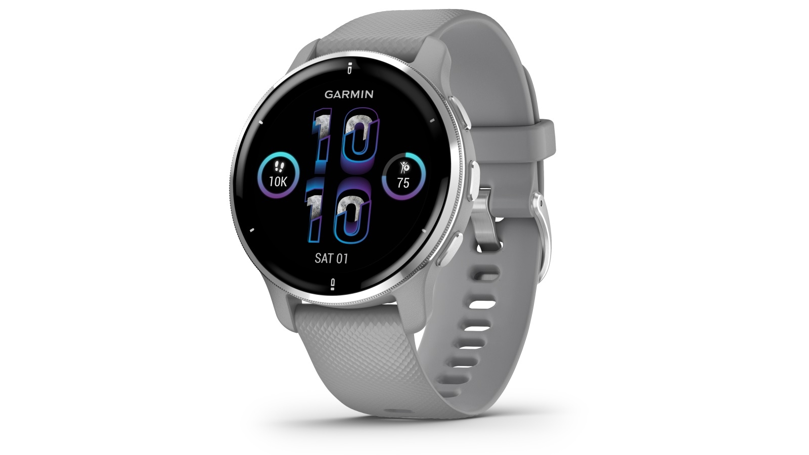 Buy Garmin Venu 2 Plus Fitness Tracker - Silver Bezel with Powder Grey Case  and Silicone Band | Harvey Norman AU