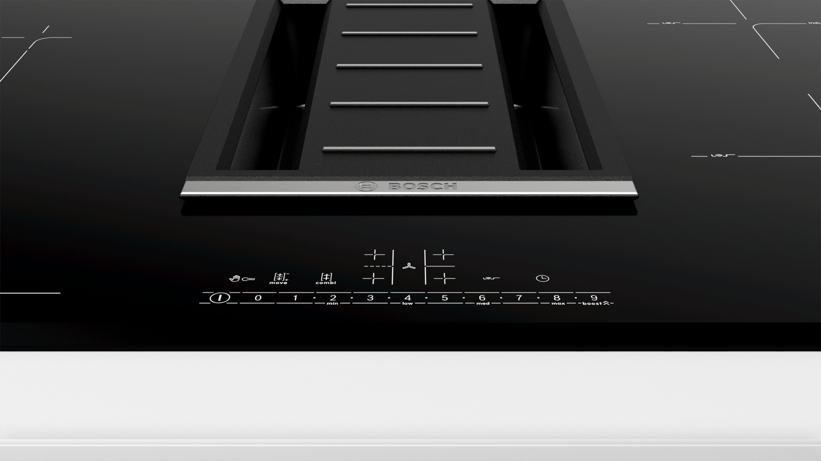 Buy Bosch 80cm Combi Induction Cooktop With Integrated Ventilation