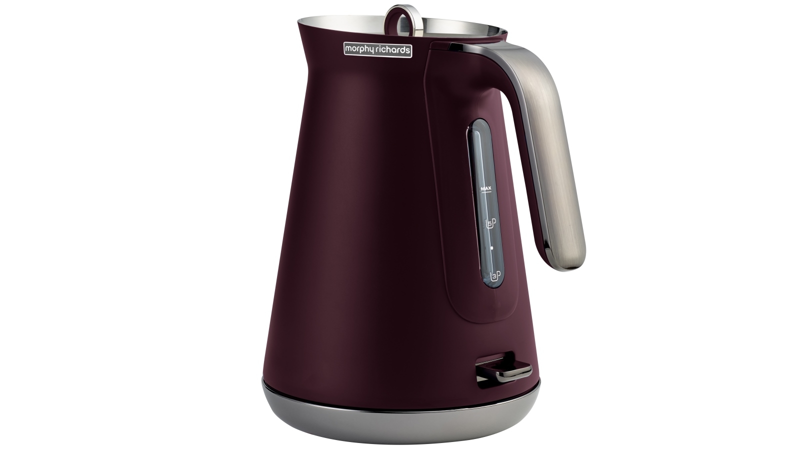 morphy richards aspect black chrome 1.5 l kettle