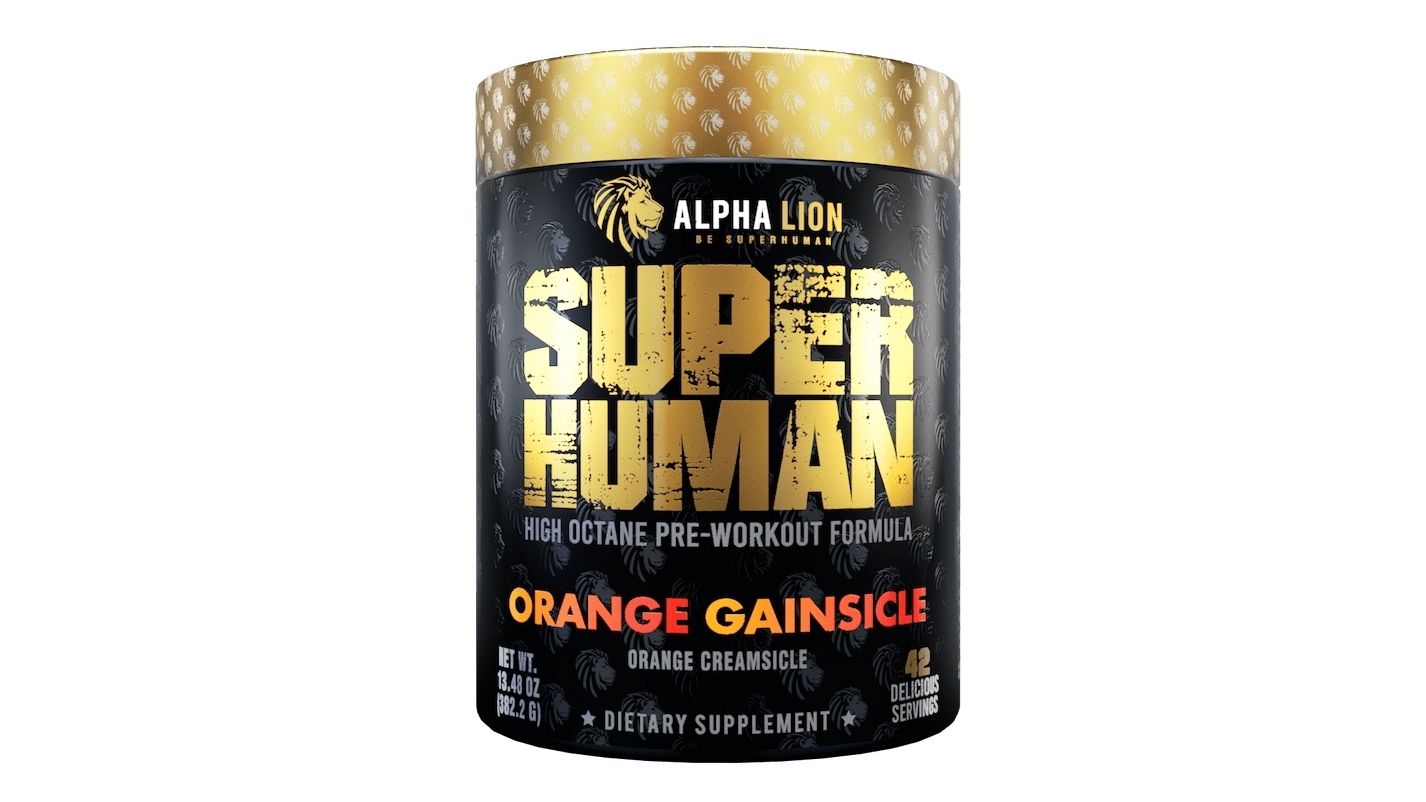 Buy Alphalion Superhuman High Octane Pre Workout 42 Servings Orange Gainsicle Harvey Norman Au