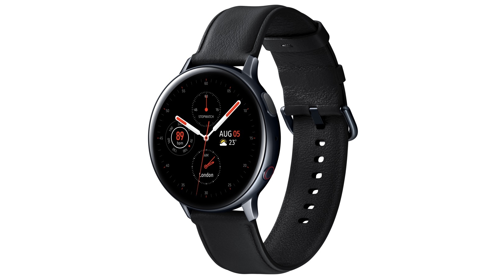 Buy Samsung Galaxy Watch Active2 44mm Stainless Steel LTE - Black | Harvey  Norman AU