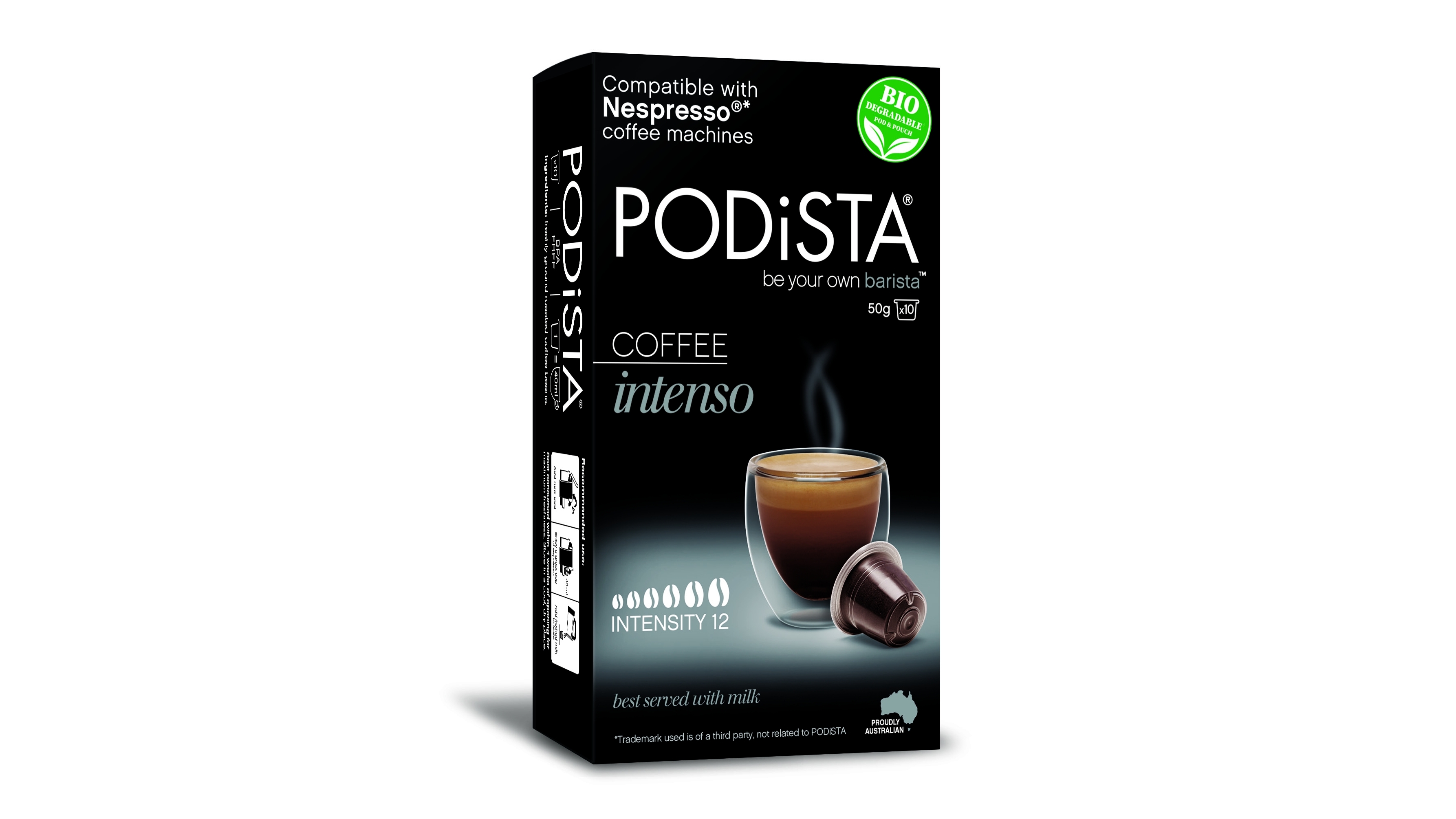 Buy PODiSTA Intenso 10/10 Coffee 