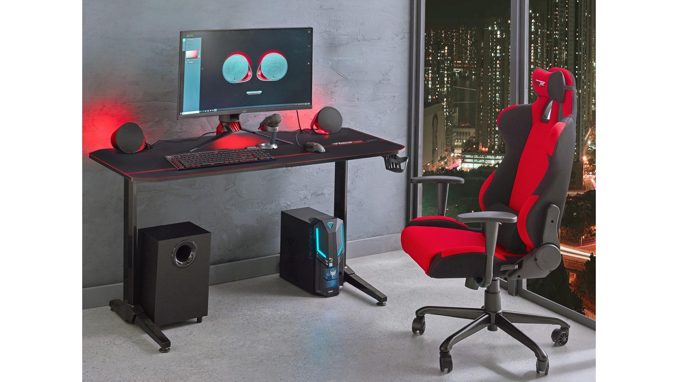 gaming desk and chair bundle cheap