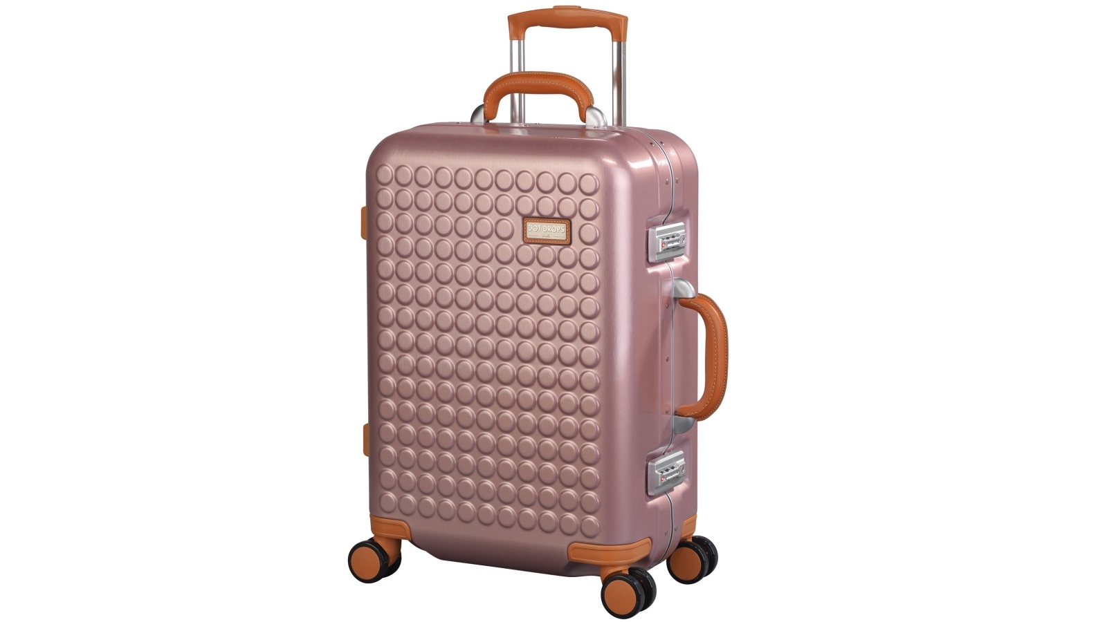 carry on suitcase pink