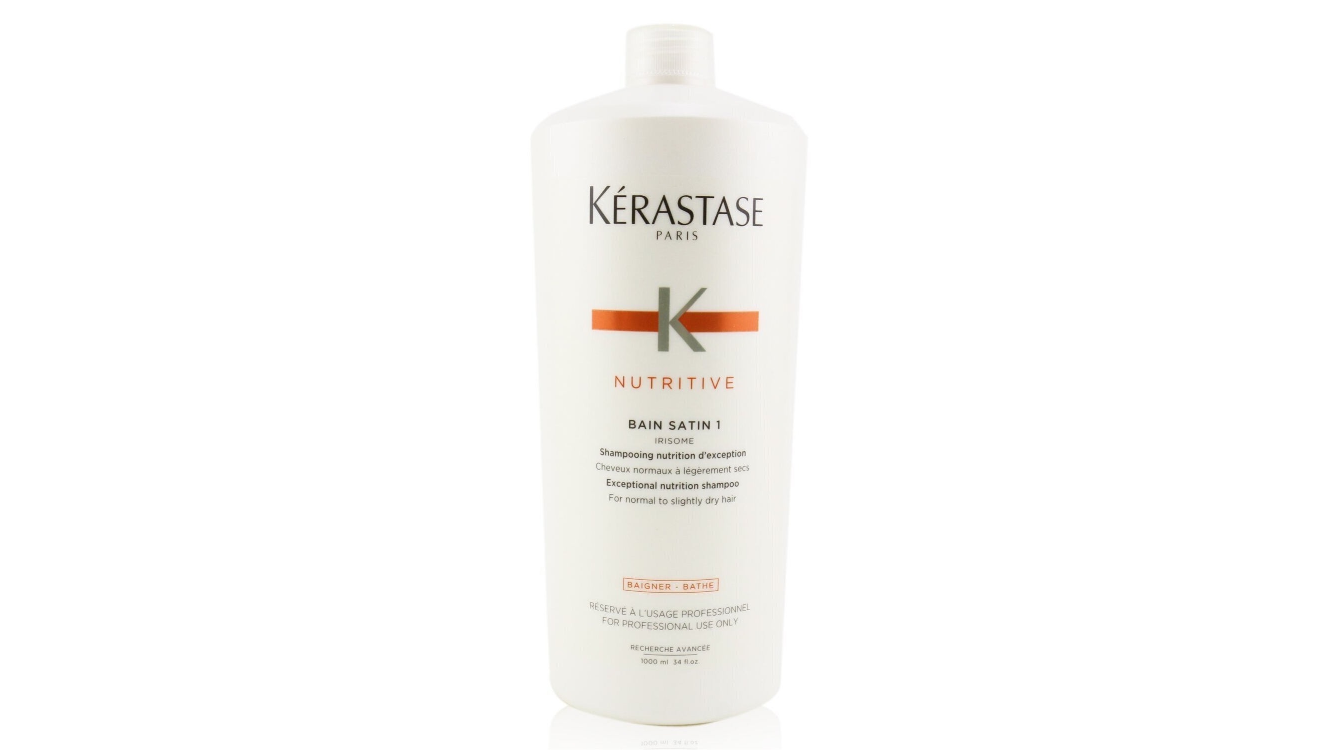 Buy Kerastase Nutritive Bain Satin 1 Exceptional Shampoo (For Normal to Slightly Dry Hair) -1000ml/34oz | Harvey Norman AU