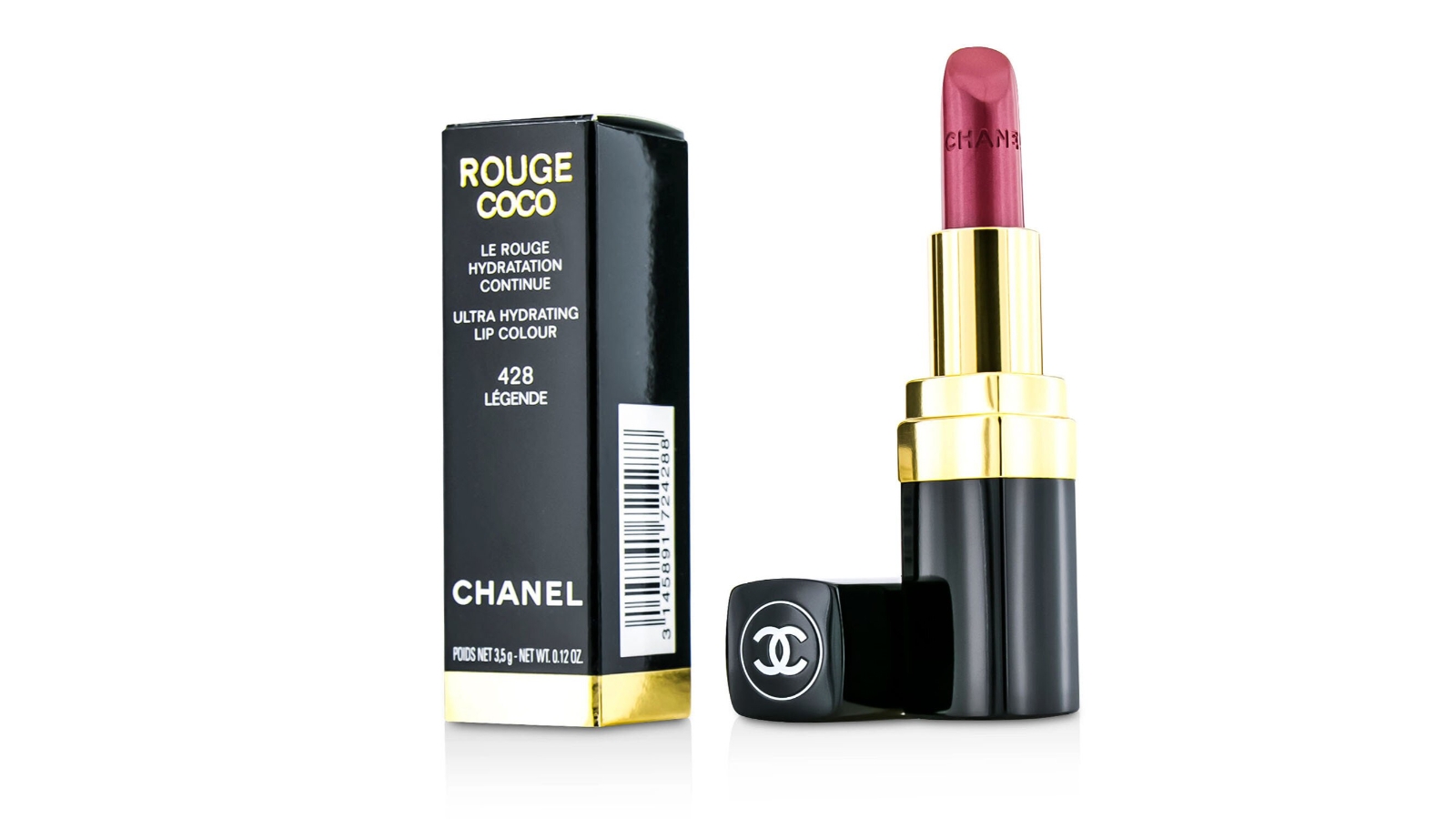frokost emulering Udled Buy Chanel Rouge Coco Ultra Hydrating Lip Colour - # 428 Legende  -3.5g/0.12oz | Harvey Norman AU