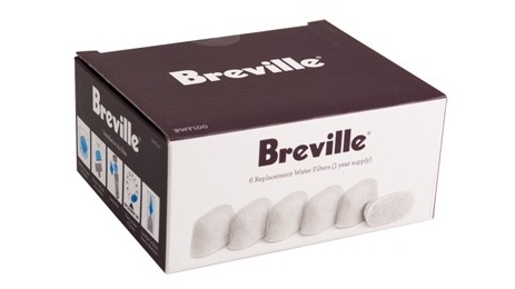 ZREAL 6Pcs Water Filters for Breville BES980 BES920 BES870 BEP920 BES840 BWF100 Coffee Machine 