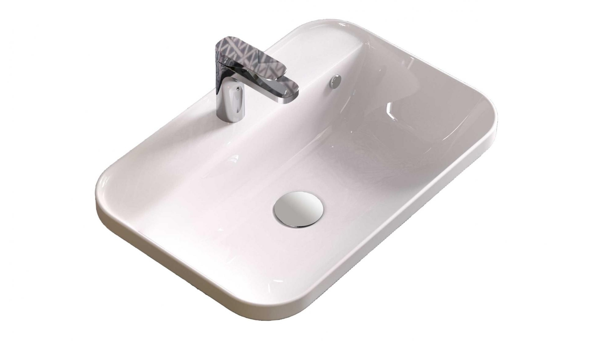 Buy Parisi Gio Evolution 600400mm Rectangular Inset Basin 1 Tap Hole Harvey Norman Au