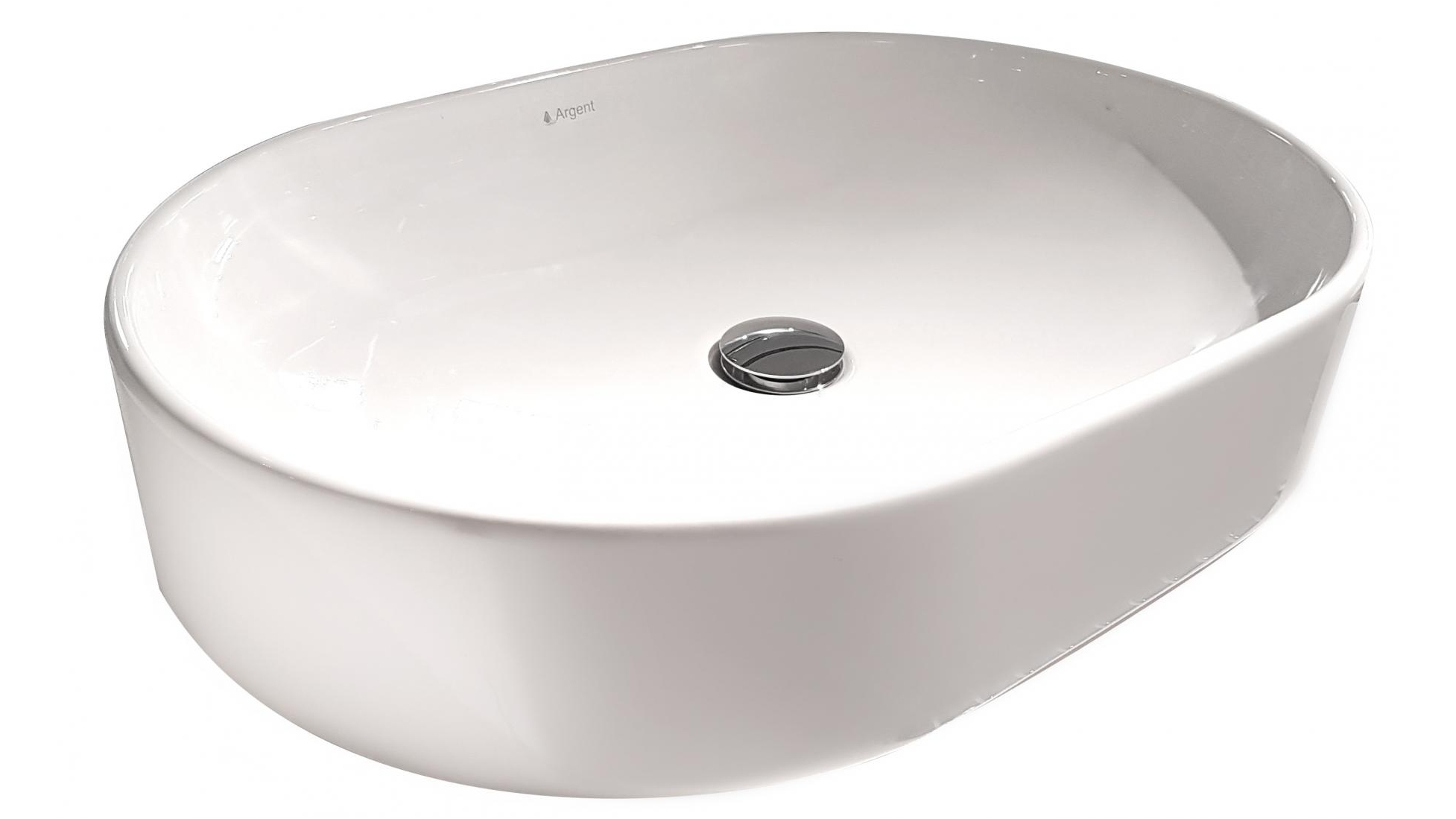 Buy Argent Grace Oval Countertop Basin Without Tap Hole Harvey