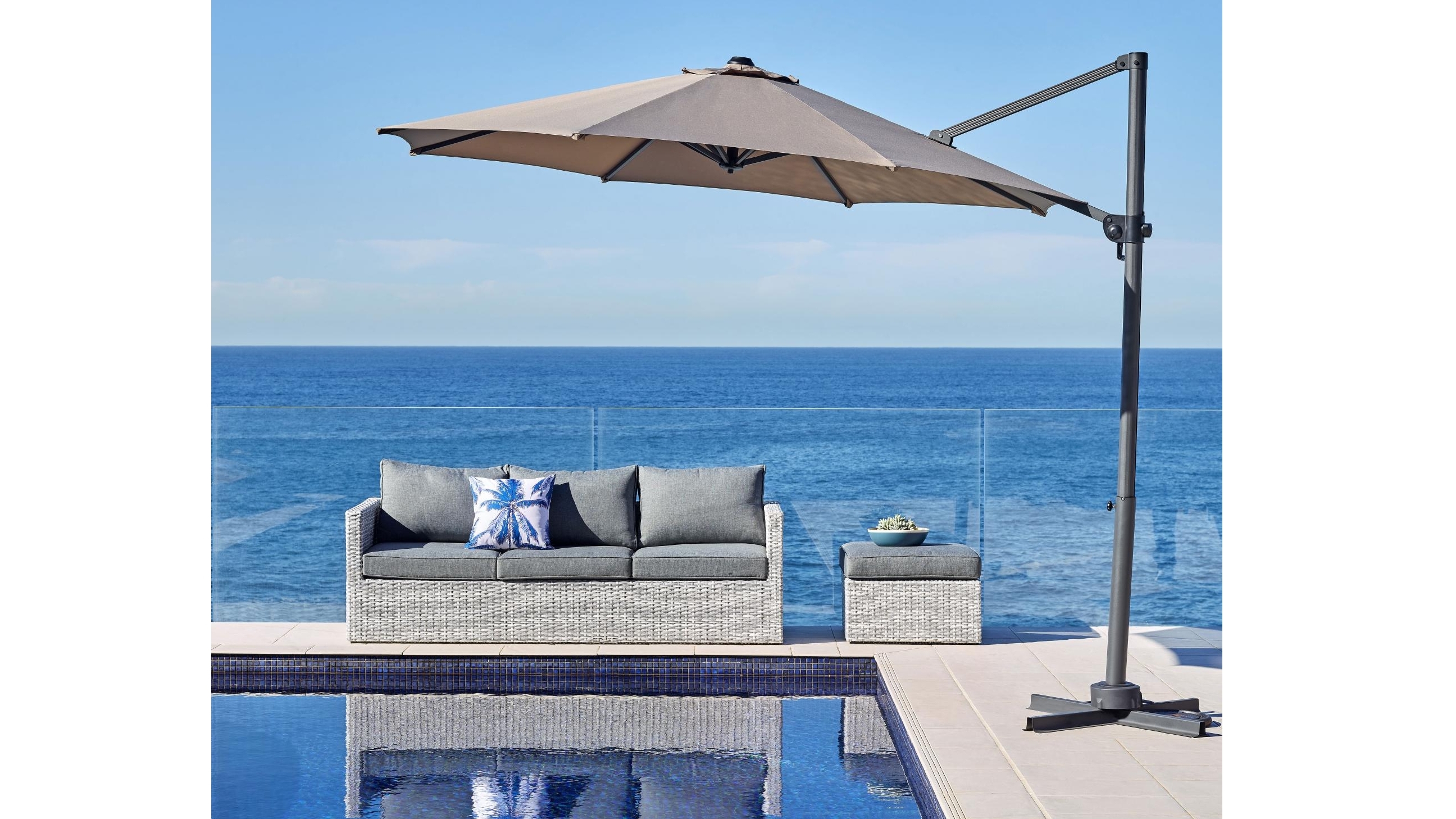 Buy Elio 300cm Octagonal Cantilever Outdoor Umbrella Harvey Norman Au