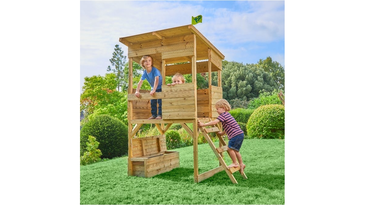 tp treetops wooden tower playhouse