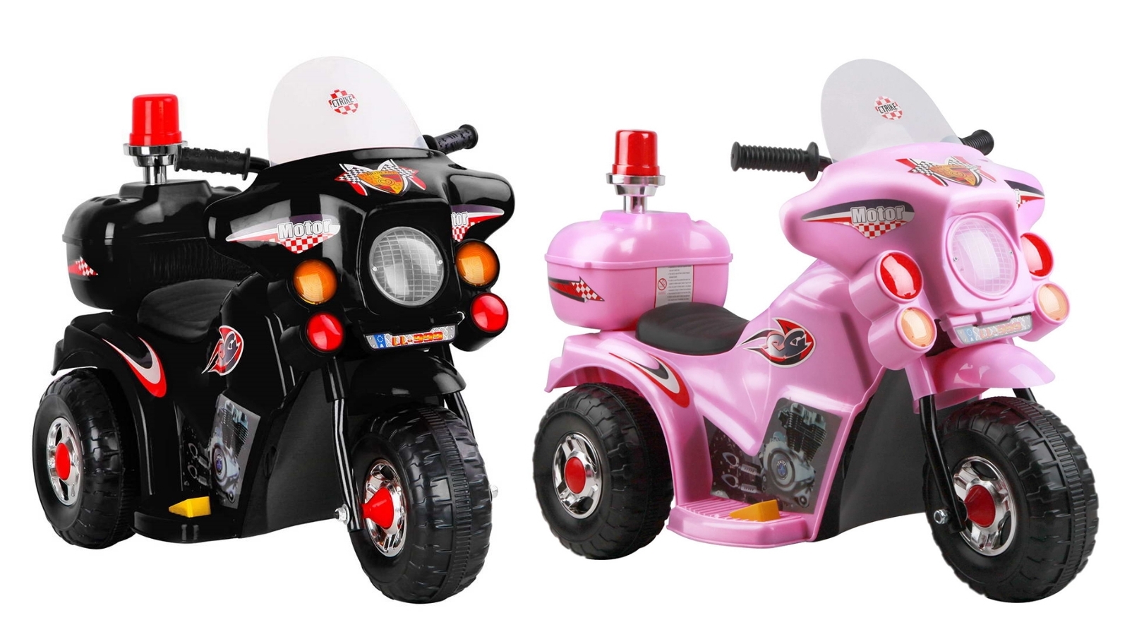 kids pink motorbike