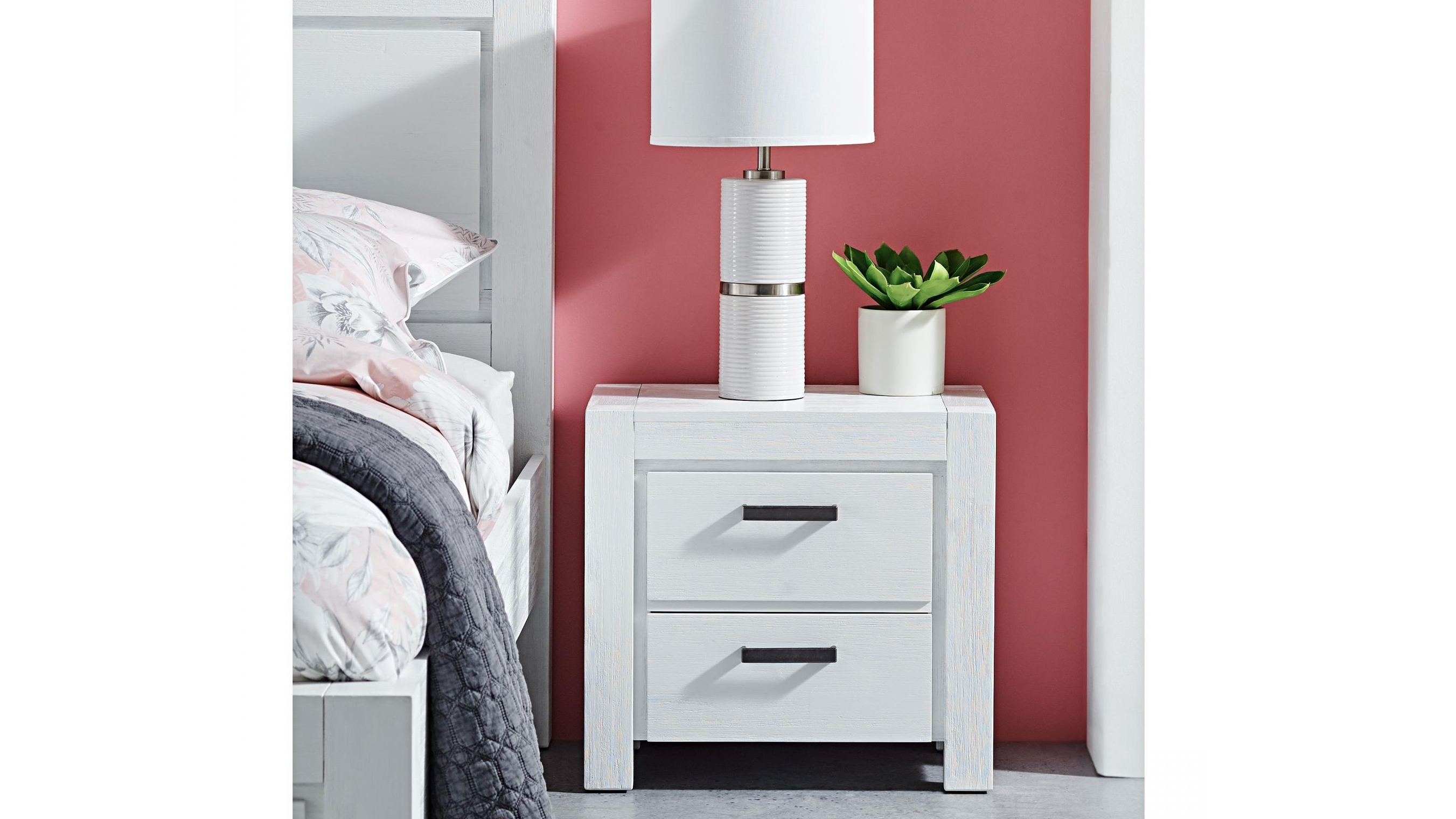 bedside table with cooling drawer