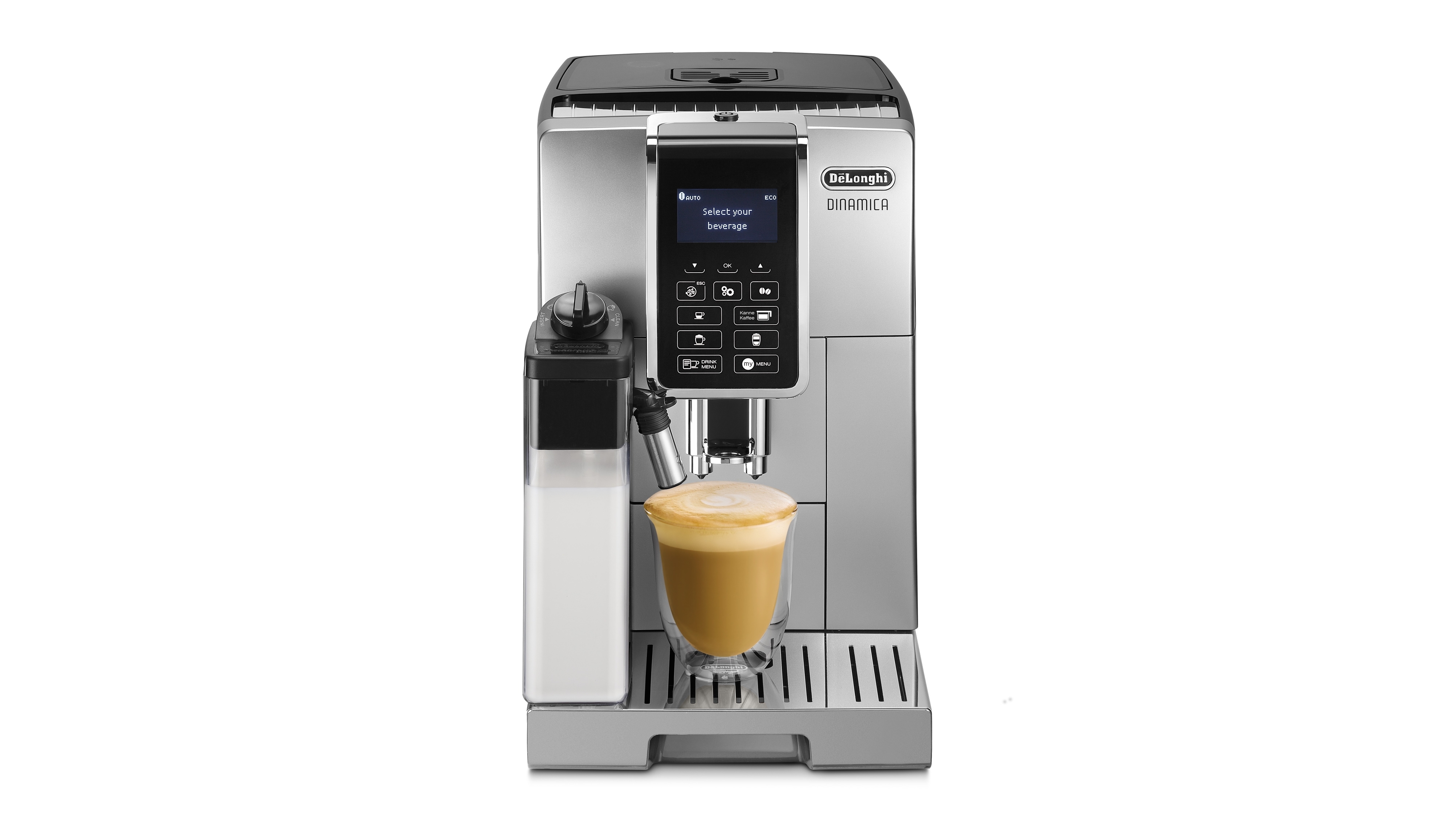 Grootte Weggooien Geroosterd Buy DeLonghi Dinamica Fully Automatic Coffee Machine - Silver/Black |  Harvey Norman AU