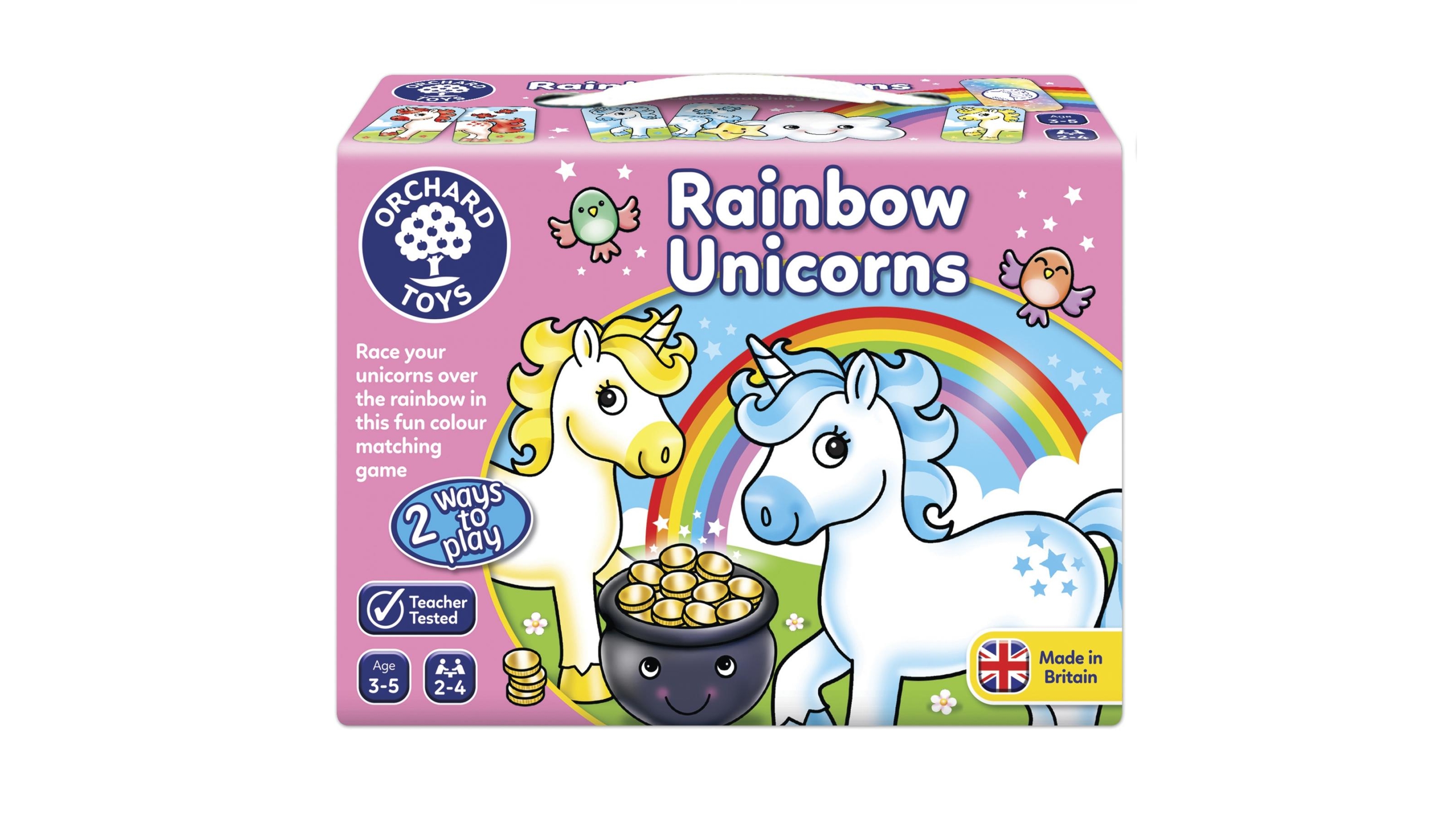 rainbow unicorns orchard toys