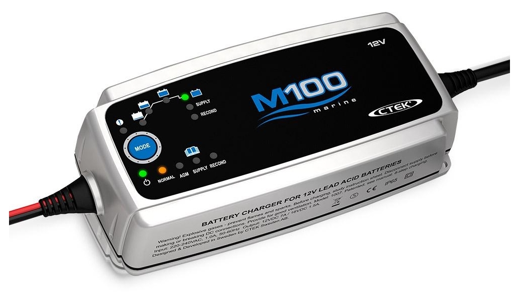 Buy CTEK M100 7 Amp Smart Marine Battery Charger | Harvey Norman AU