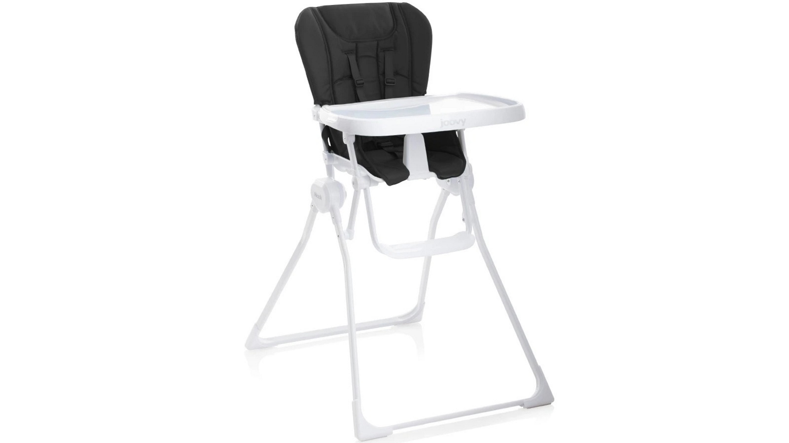 black and white high chair