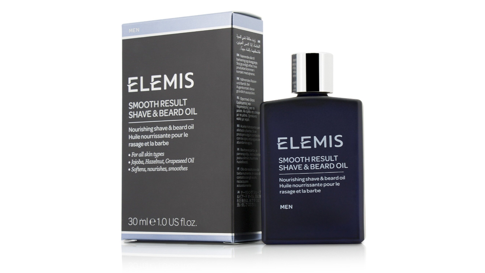 elemis smooth result shave and beard oil