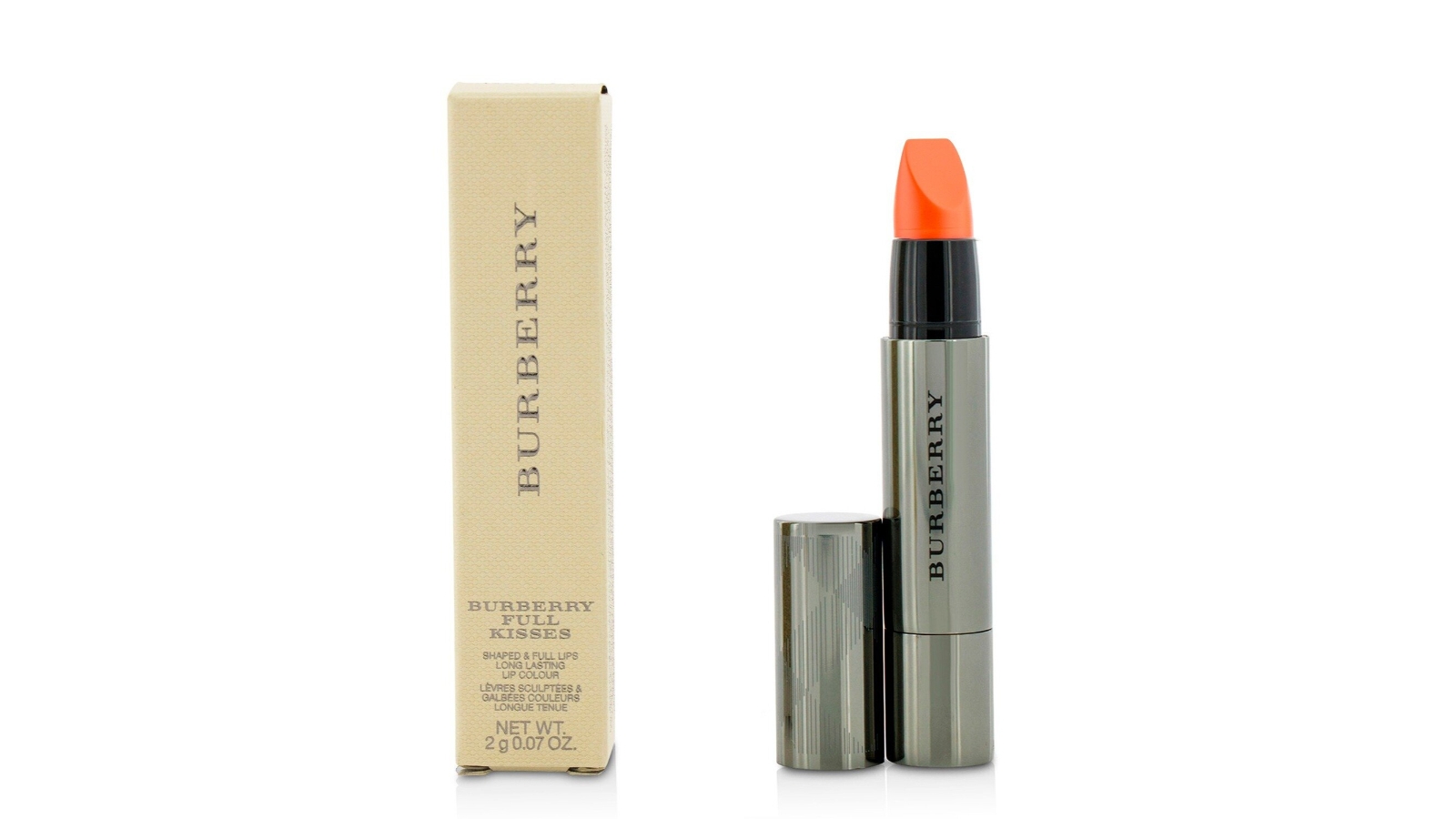 burberry full kisses lipstick coral red