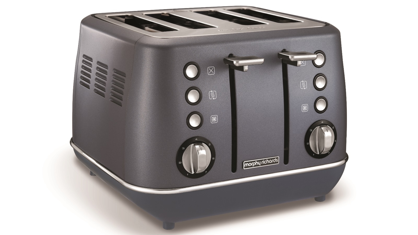 Buy Morphy Richards Evoke 4 Slice Toaster Blue Steel Harvey