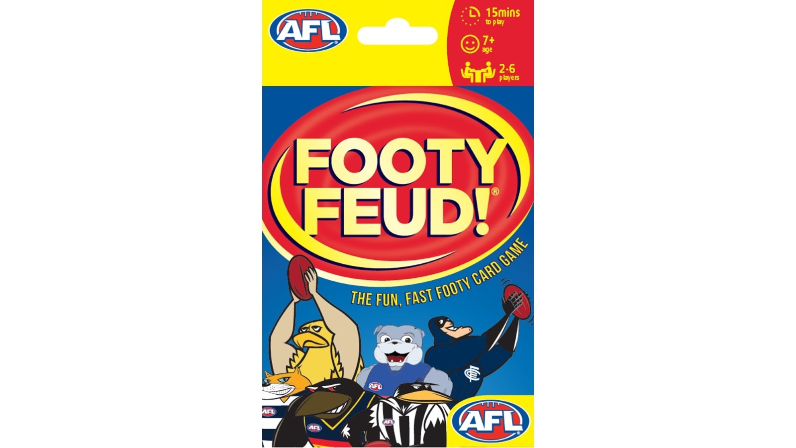Footy Feud The Fun Fast Game By AFL Card Game Ages 7+ 