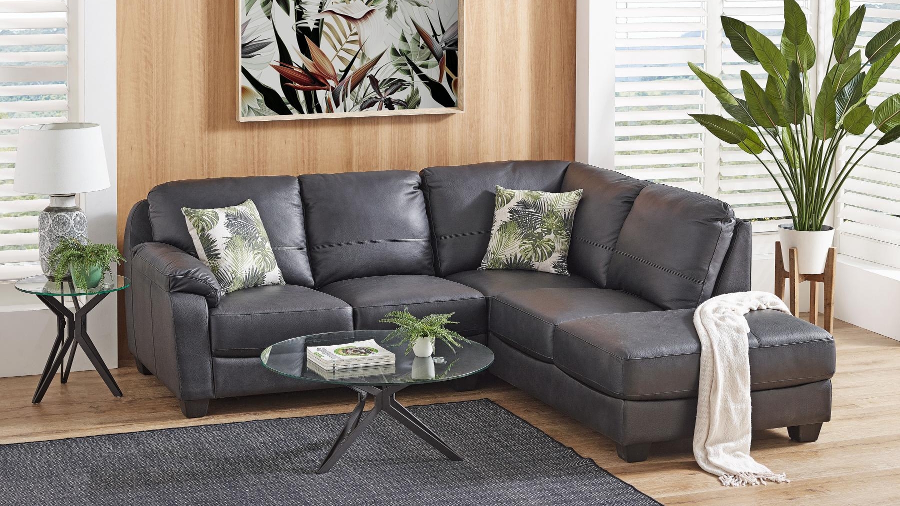 Leather Corner Lounge Harvey Norman