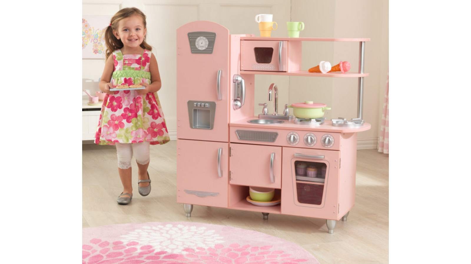 kidkraft culinary kitchen in pink