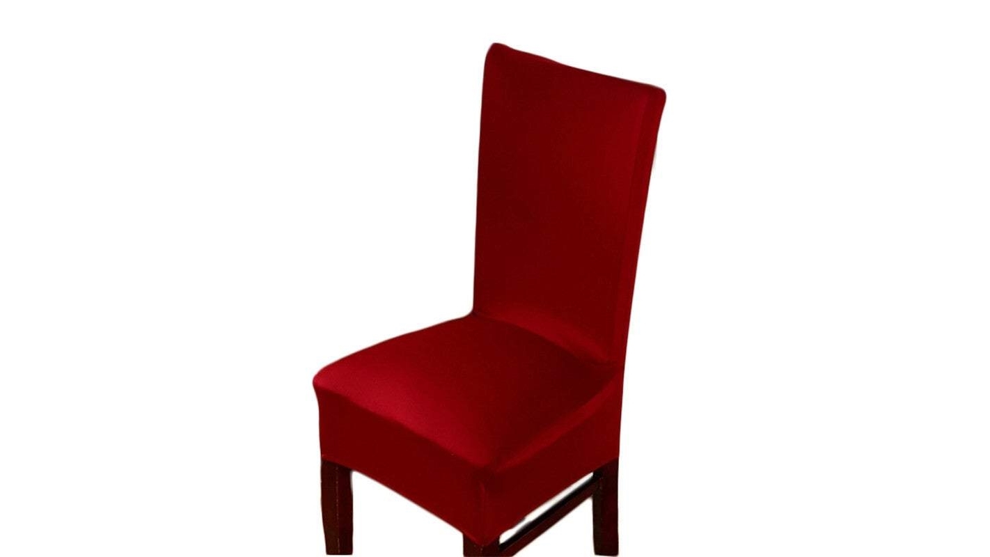 red wooden kitchen chairs