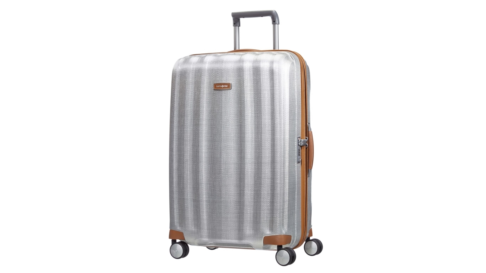 samsonite suitcase silver