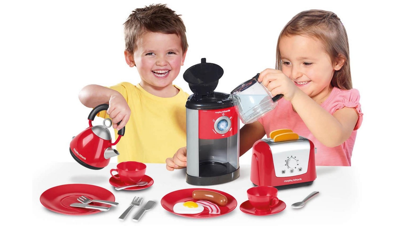 morphy richards toy kettle and toaster set