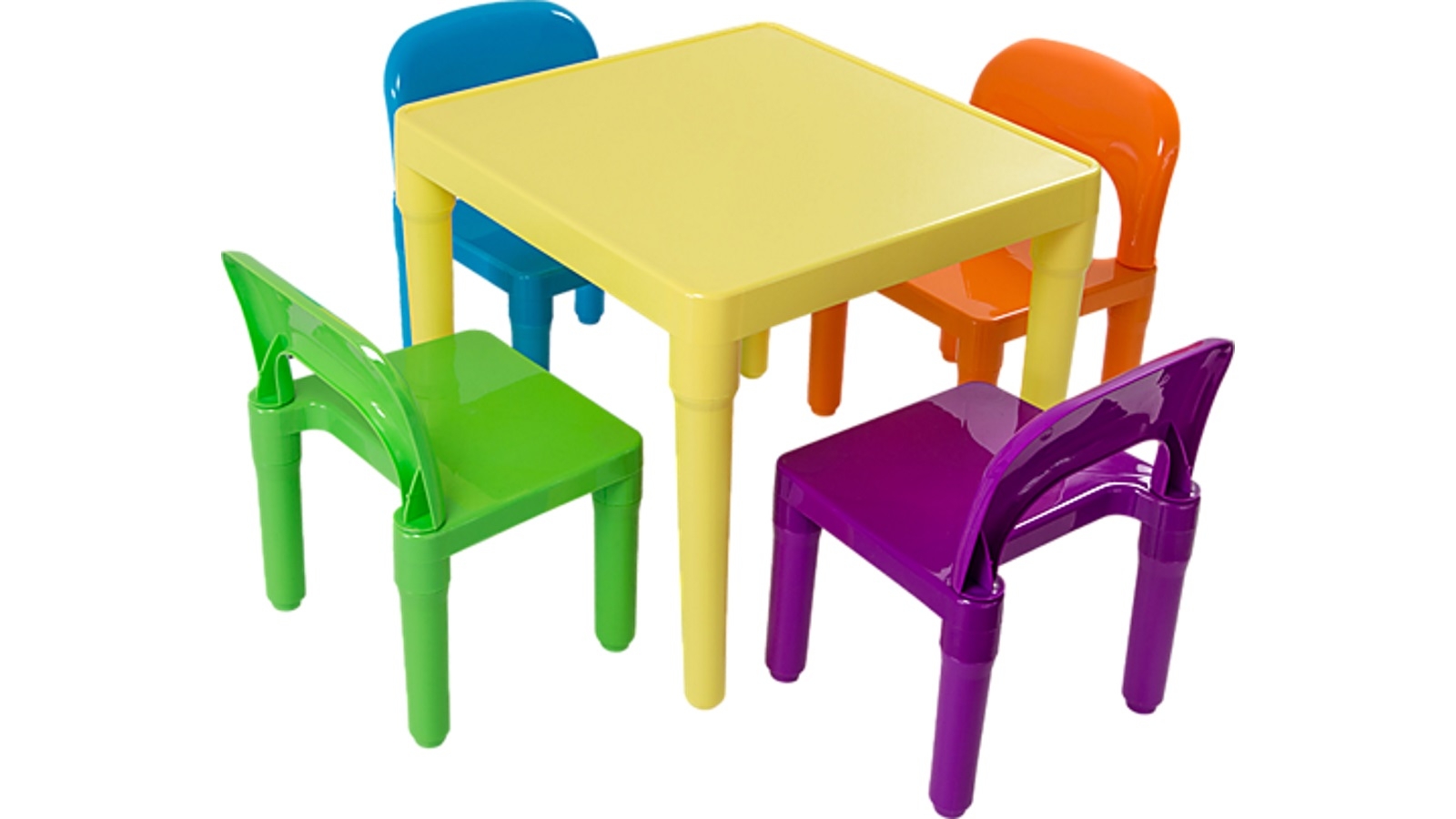Furniture NEW Toddler Multicoloured Table and Chairs Set Child Play Kids 