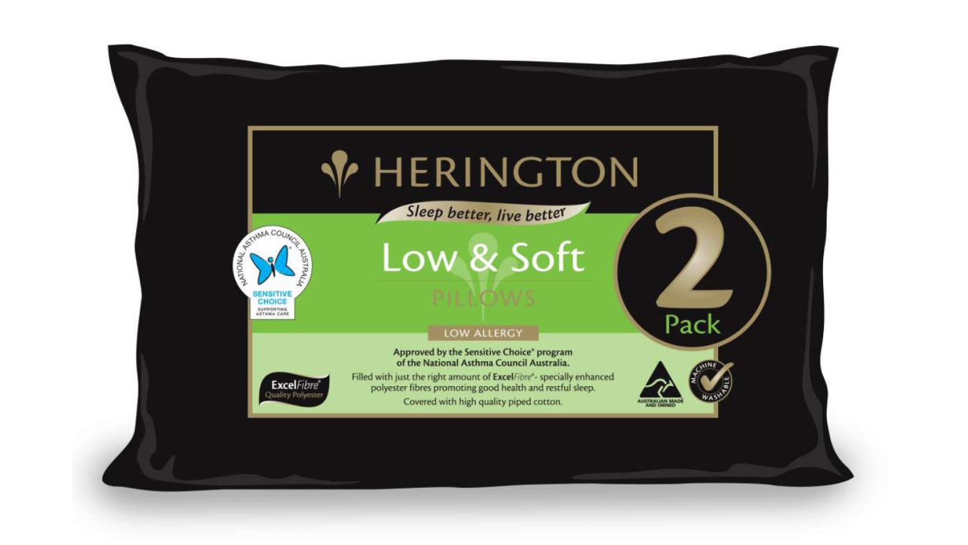 low soft pillow