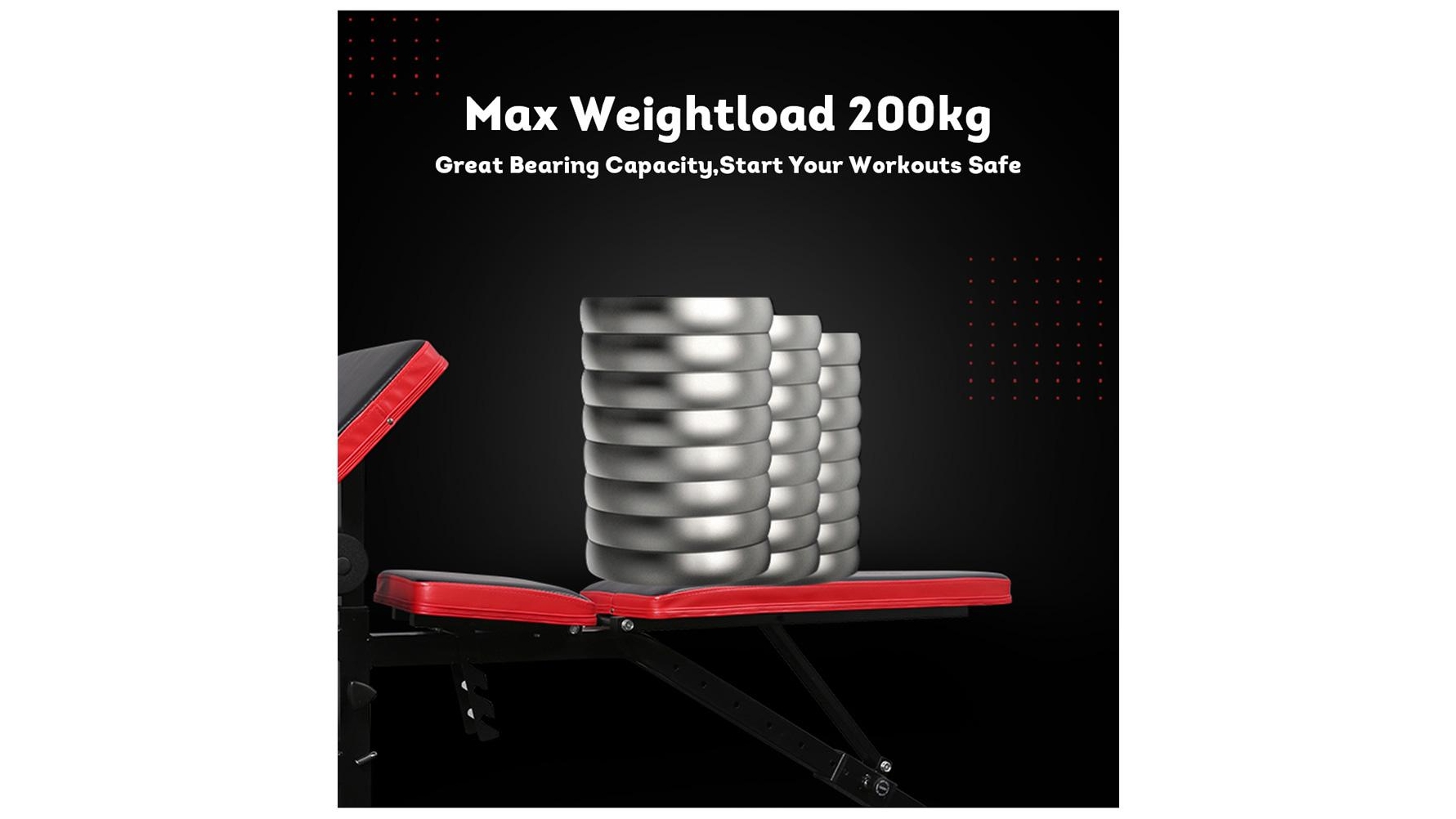 Buy JMQ RBT2009 FID Weight Bench | Harvey Norman AU