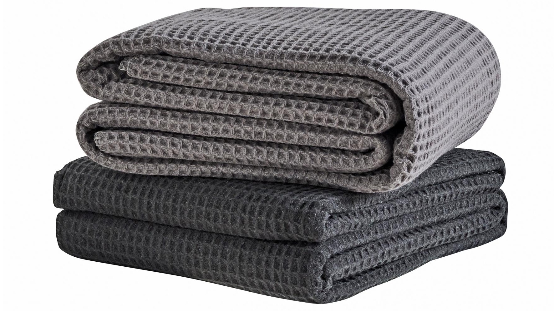 Buy Herington Wool Waffle Queen King Blanket Slate Harvey