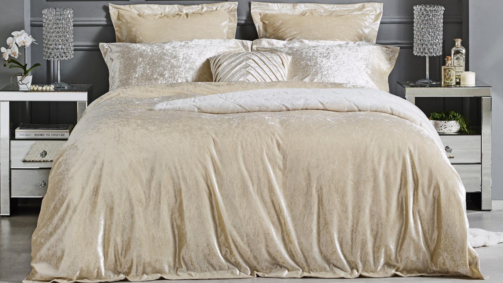 ivory quilt cover set