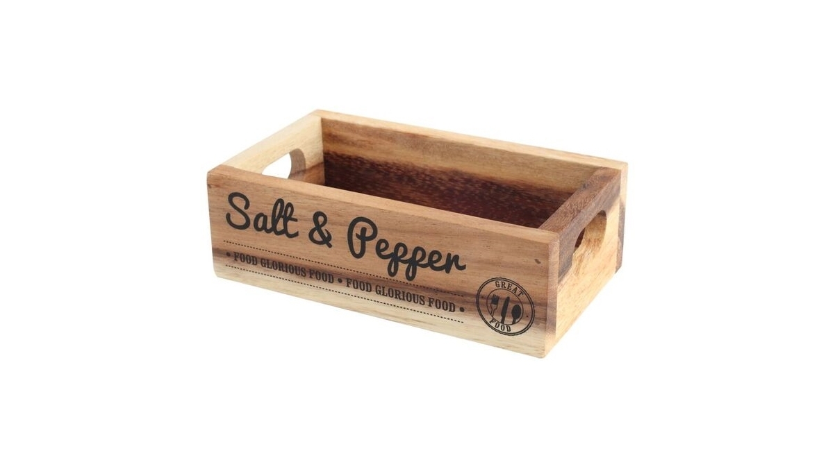 salt and pepper crate