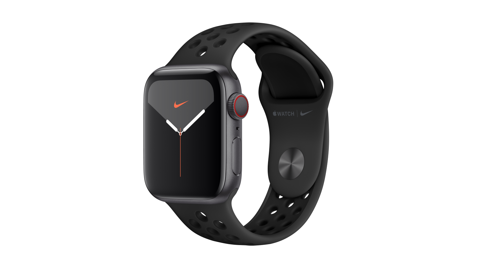 Apple Watch Nike Series 5 40mm Space Grey Aluminium Case Anthracite Black Nike Sport Band Gps Cellular Harvey Norman