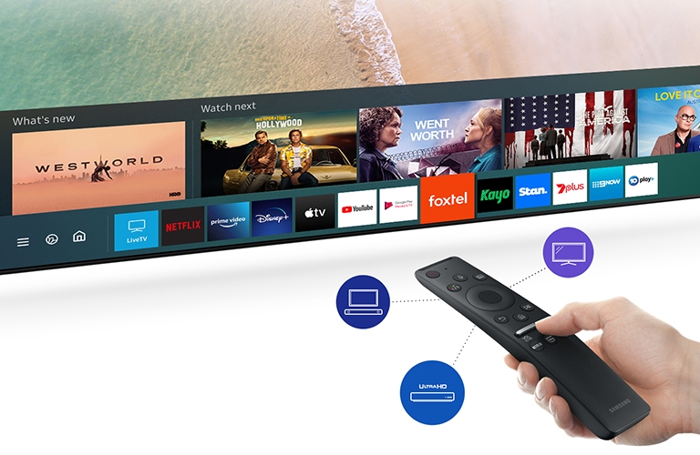 Buy Samsung 55 Inch Q60t 4k Qled Smart Tv Harvey Norman Au