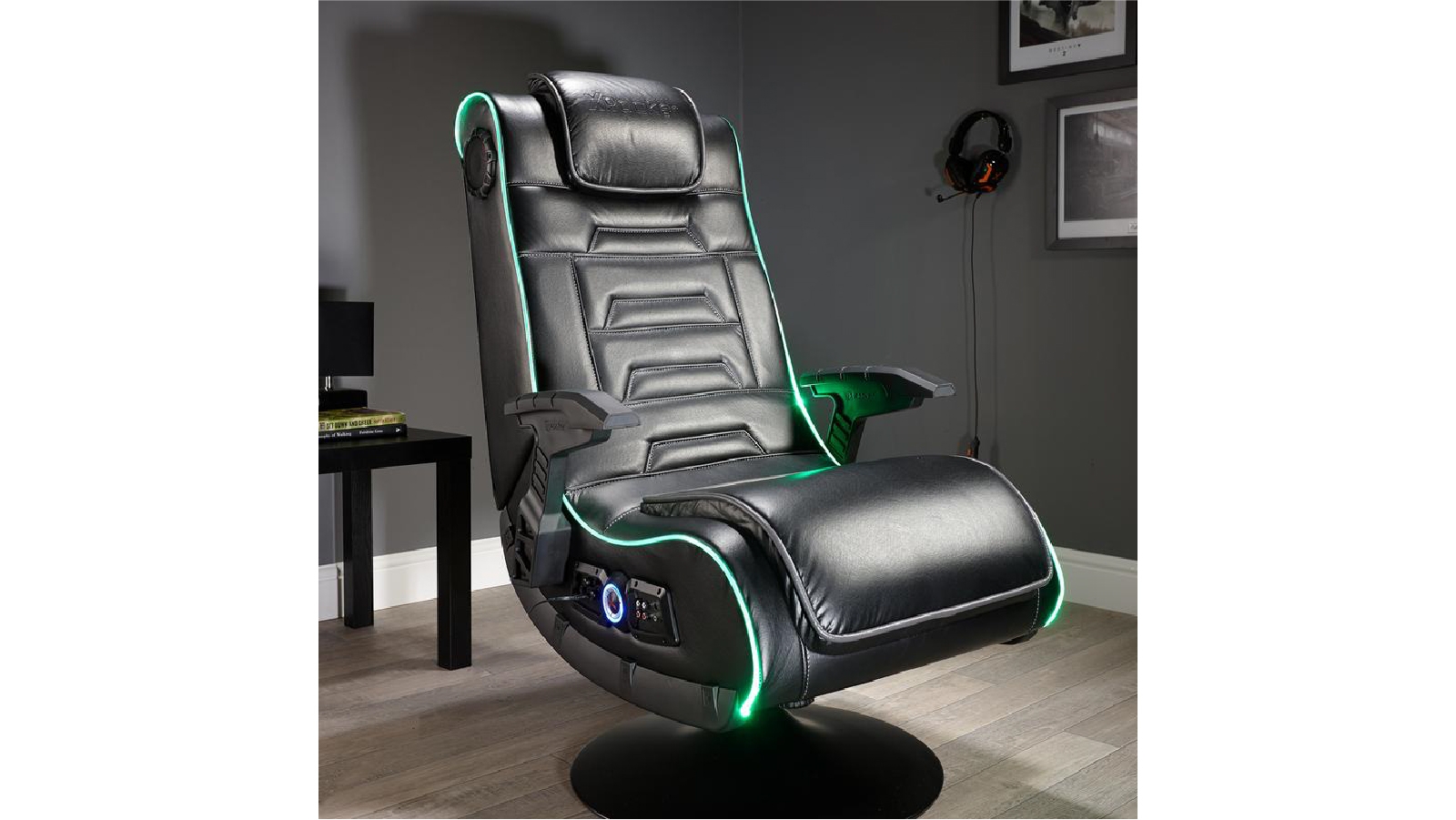 x rocker 4.1 evo multimedia led gaming chair