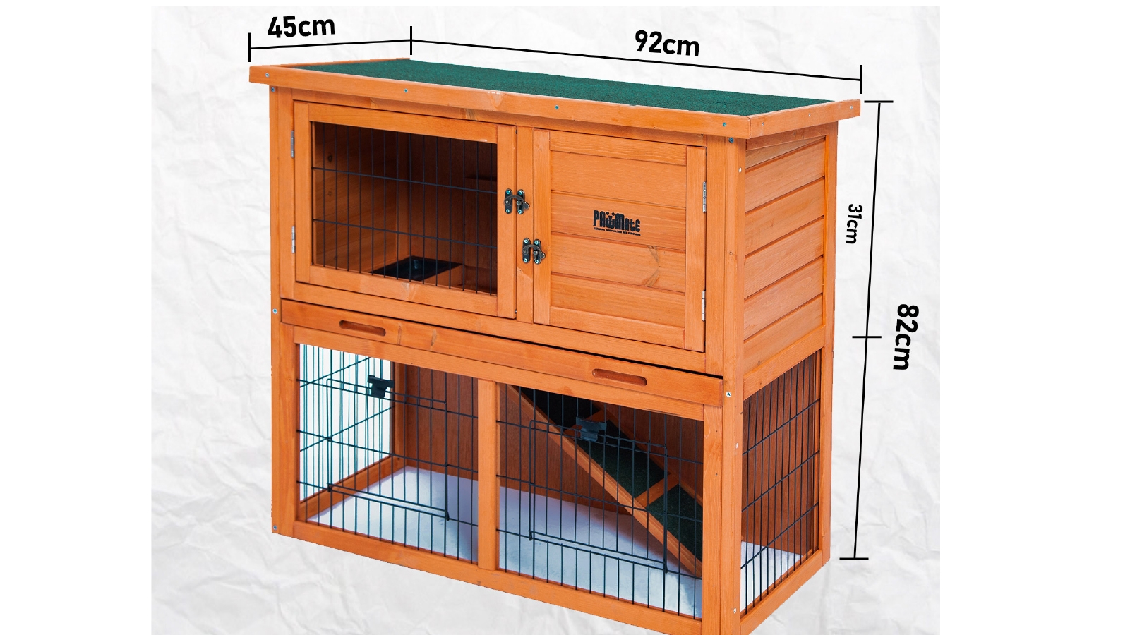 Buy Paw Mate Aria 2 Storeys Pet Hutch Harvey Norman Au