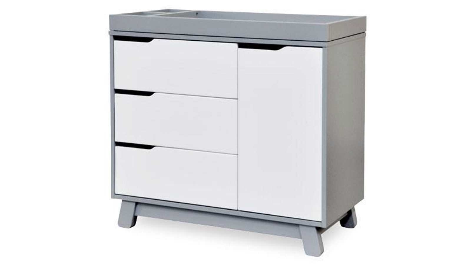 Buy Babyletto Hudson 3 Drawer Dresser Changer Grey White