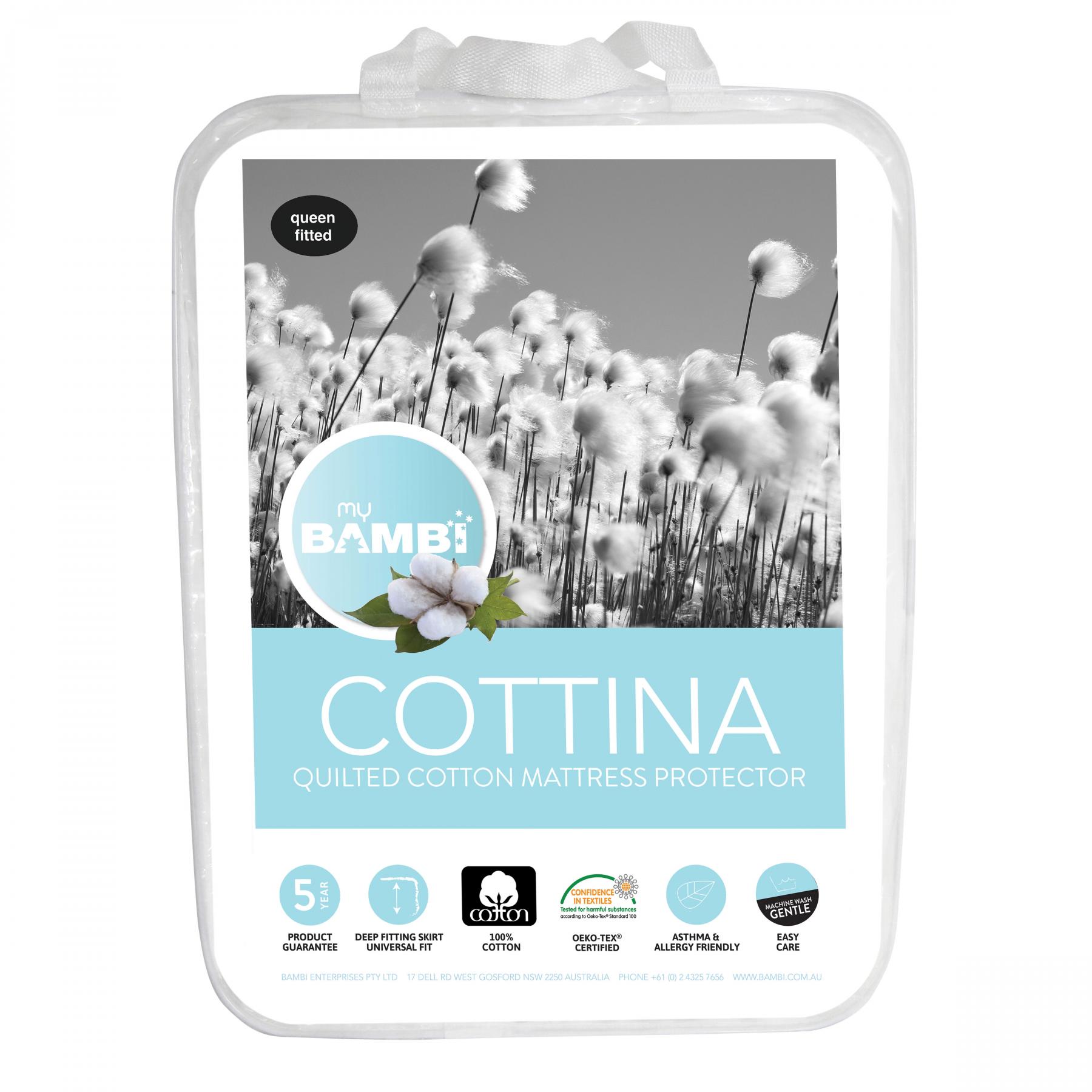 bambi cottina mattress protector