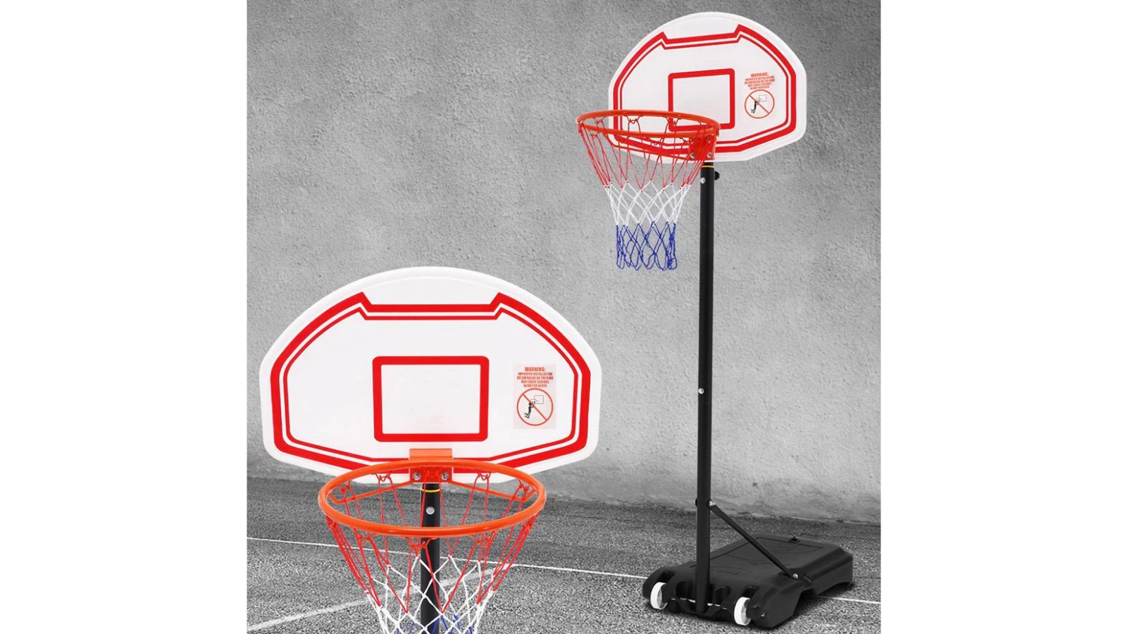 Buy BL Height Adjustable Net Ring Pro Portable Basketball Stand System Hoop  | Harvey Norman AU