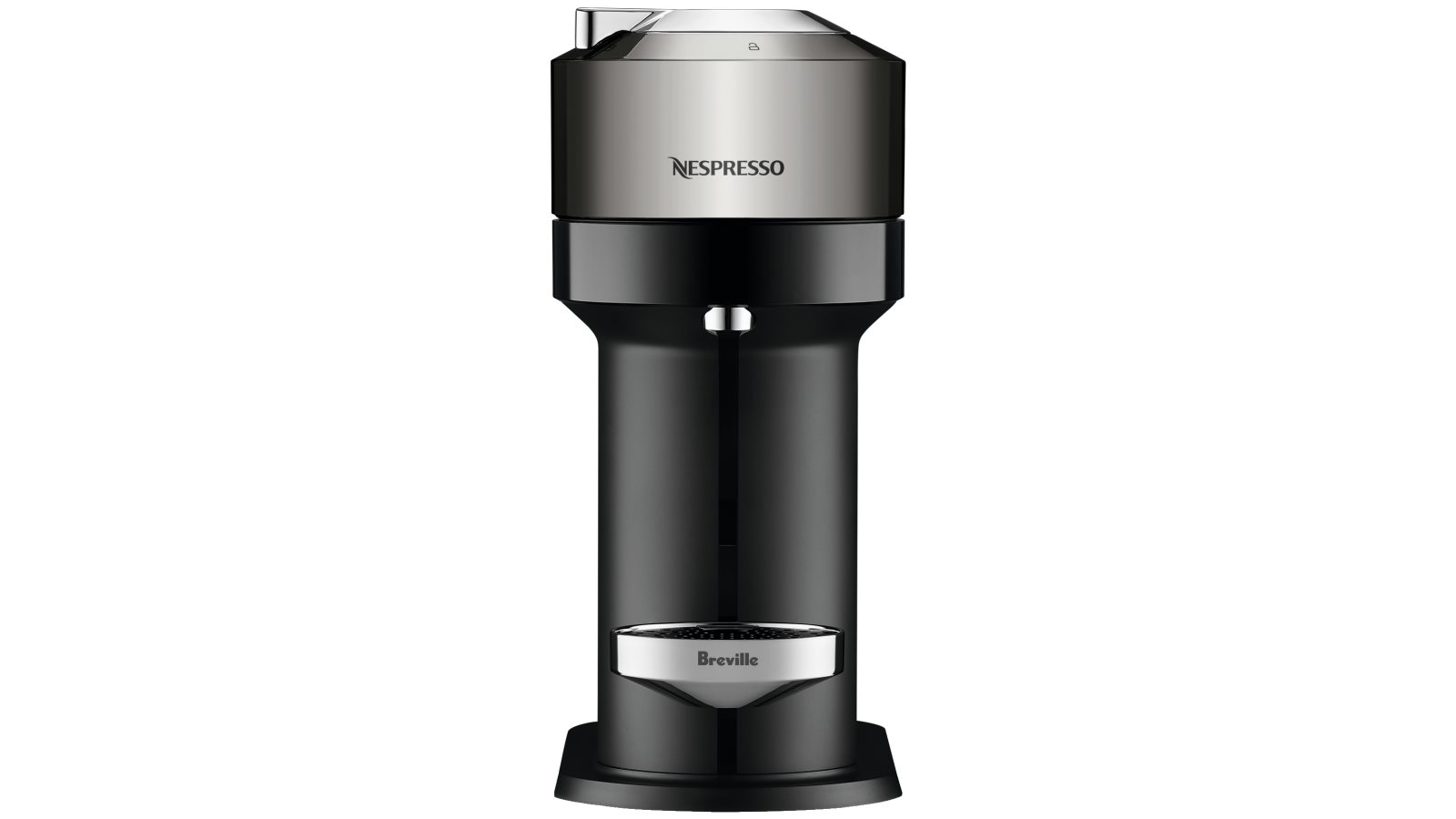 Buy Nespresso Vertuo Next Deluxe Coffee Machine With Milk Frother By Breville Dark Chrome Harvey Norman Au