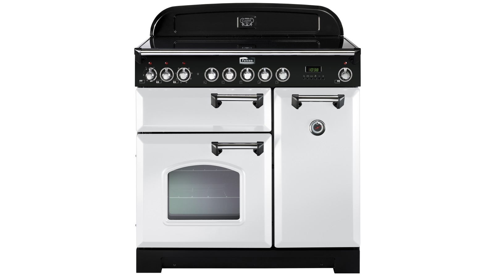 white freestanding range