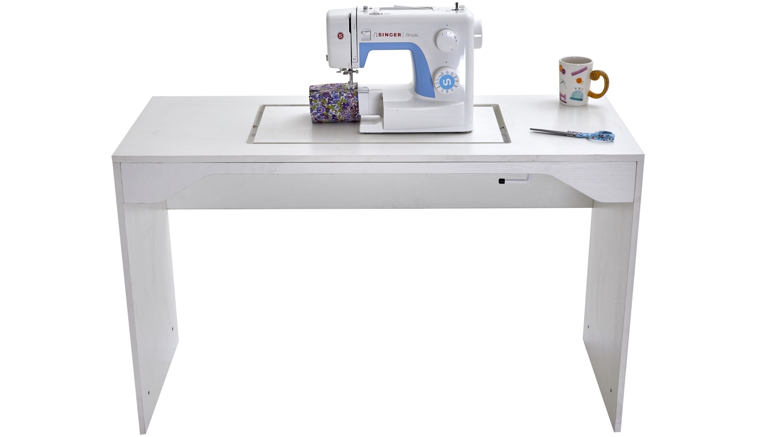 Buy Horn Elements Cabinet White Desk Sewing Table Harvey Norman Au