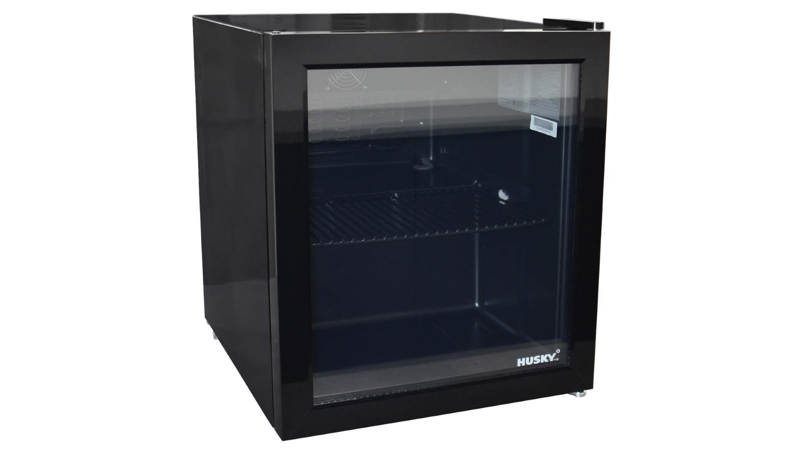 Buy Husky 46l Door Bar Fridge Black Glass Harvey Norman Au