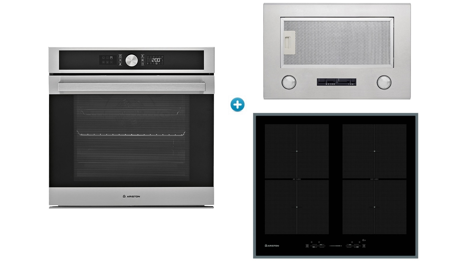 Buy Ariston Catalytic Oven With 4 Zone Induction Cooktop